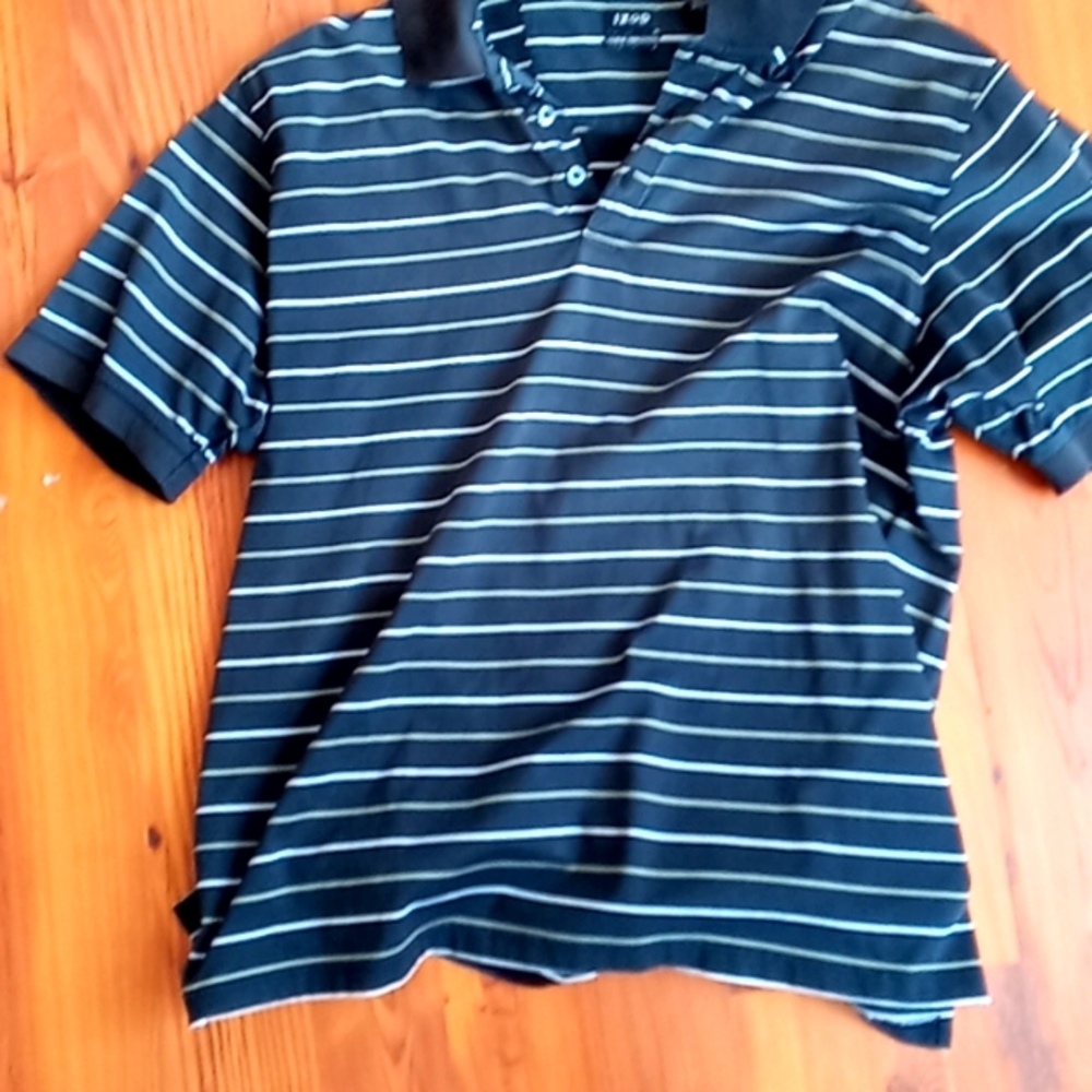 Izod double mercerized  striped polo